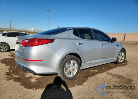 2015 Kia Optima Lx из США, поврежденный, VIN 5XXGM4A78FG503417